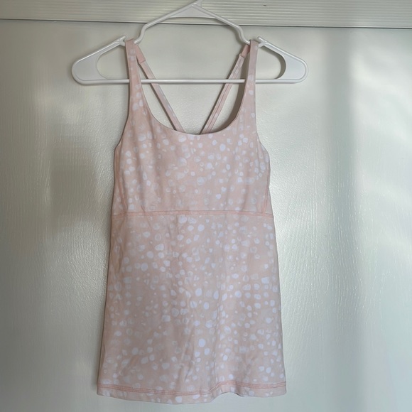 Stori Tops - Stori Katy Hearn pink and white redemption shelf tank size 8